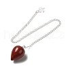 Natural Red Jasper Dowsing Pendulums G-R492-01S-10-2