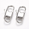 Tarnish Resistant 304 Stainless Steel Lobster Claw Clasps STAS-O114-056C-P-1
