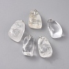 Natural Quartz Crystal Pendants G-k302-B24-1