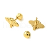 Ion Plating(IP) 304 Stainless Steel Ear Studs EJEW-Q801-12G-2