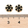 Brass Micro Pave Cubic Zirconia Beads KK-U056-15G-3