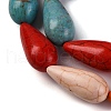 Synthetic Turquoise Beads Strands G-C147-23B-2