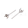 Non-Tarnish 316 Surgical Stainless Steel Stud Earring Setting X-STAS-S117-023A-2