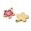Ion Plating(IP) 304 Stainless Steel Enamel Pendants X-STAS-P339-16G-01-2