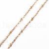 304 Stainless Steel Cable Chain Necklaces NJEW-P147-06G-2