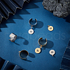 Unicraftale DIY Evil Eye Charm Open Cuff Ring Making Kit DIY-UN0050-34-2