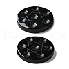 Chakra Natural Obsidian Base Seven Star Group Display Decorations DJEW-K031-01A-04-2