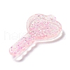 Acylic Pendant with Glitter Powder X1-OACR-H035-01C-2