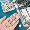 SUPERFINDINGS 32Pcs 4 Style Rack Plating Alloy Enamel Pendants FIND-FH0004-13-3