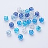 Baking Painted Crackle Glass Beads DGLA-X0006-8mm-11-2