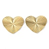304 Stainless Steel Pendants STAS-Q308-02G-1