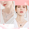 SUNNYCLUE 2 Sets 304 Stainless Steel Macrame Pouch Empty Stone Holder for Pendant Necklaces Making NJEW-SC0001-29-5