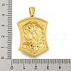 Ion Plating(IP) 304 Stainless Steel Pendants STAS-R231-14B-G-3