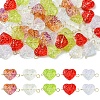 50Pcs Glass Connector Charms PALLOY-FZ00019-2