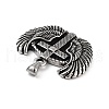 Retro 304 Stainless Steel Big Pendants STAS-I205-22AS-B-2