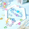 SOFPLATE 100Pcs Transparent Acrylic Beads TACR-SP0001-24-4