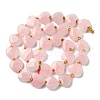 Natural Rose Quartz Beads Strands G-B044-B13-01-3