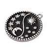 Alloy Enamel Pendants PALLOY-R162-02P-2