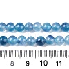 Dyed Natural White Jade Beads Strands X-G-T138-6mm-210-1-5