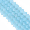 Faceted Bicone Opal Beads Strands EGLA-P017-01B-4