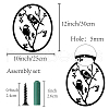 Iron Pendant Decorations HJEW-WH0013-049-2
