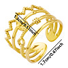 Adjustable Stainless Steel Cuff Open Rings BH0078-2-3