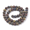 Natural Tiger Eye Beads Strands G-T106-146-3