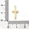 Brass Connector Charms KK-V002-02G-3