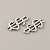 Money Theme Tibetan Style Alloy Pendants FIND-CJC0004-30AS-03-1