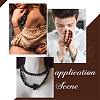 UNICRAFTALE 120Pcs Natural Wooden Beads WOOD-UN0001-10-6