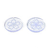 Transparent Resin Pendants RESI-N030-004D-3