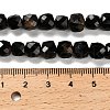 Natural Black Tourmaline Beads Strands G-NH0043-B02-01-5