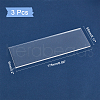 CHGCRAFT 3Pcs Acrylic Organic Glass Sheet AJEW-CA0001-57-2