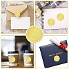34 Sheets Self Adhesive Gold Foil Embossed Stickers DIY-WH0509-012-4