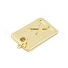 Brass Pendants KK-H206-10G-X-2