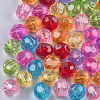 Transparent Acrylic Beads TACR-T004-06-1