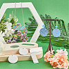 SUNNYCLUE 40Pcs 2 Styles Aluminum Pendants FIND-SC0010-22-4