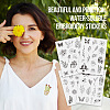 60 Patterns Non-woven Fabrics Water-soluble Embroidery Aid Drawing Sketch DIY-TAC0100-008-8