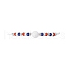 Independence Day Glass Seed Beads Braided Bead Bracelets BJEW-MZ00179-02-2