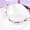 Adjustable Natural Quartz Crystal Braided Bead Bracelets for Women BJEW-U035-02L-2