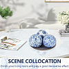 Handmade Porcelain Beads PORC-WH0020-03-6