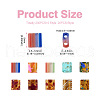 Craftdady 200Pcs 10 Style Transparent Glass Seed Beads SEED-CD0001-05-4