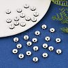 Brass Grade A Rhinestone Spacer Beads RB-A014-Z8mm-02S-4
