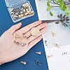 Unicraftale 40Pcs 2 Colors 304 Stainless Steel Tube Bails STAS-UN0026-70-3