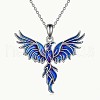 Alloy Enamel Phenix Pendant Necklaces FS-WGE6373-01-2