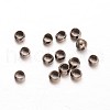 Rondelle Brass Crimp Beads KK-L134-32B-2