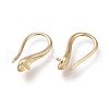 Brass Earring Hooks KK-H102-09LG-2