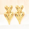 304 Stainless Steel Stud Earrings EJEW-P312-04B-G-1