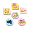 Cute Opaque Resin Imitation Food Decoden Cabochons RESI-S02-07-1
