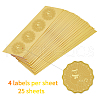Self Adhesive Gold Foil Embossed Stickers DIY-WH0211-022-3